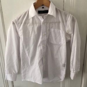 White Collared Shirt Andrew Fezza Youth 10